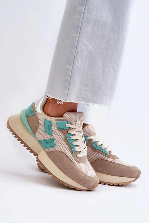 Sneakersy Damskie Big Star NN274973 Beżowe