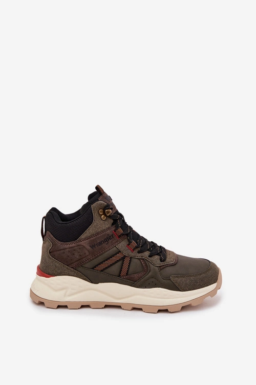 Buty Trekkingowe Męskie WRANGLER WEST MEN MID 20253027 Ciemnozielone