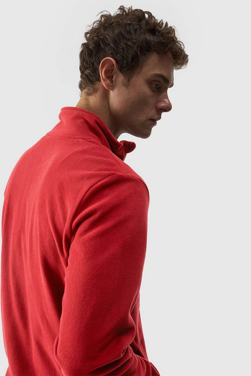 Polar Męski Regular Ze Stójką 4F 4FWMM00TFLEM289-60S Czerwony