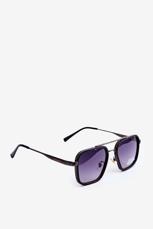 Okulary Przeciwsłoneczne Damskie Pilotki UV400 Czarne