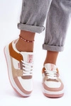 Damskie Buty Sportowe Sneakersy Big Star MM274355 Brązowo-Różowe