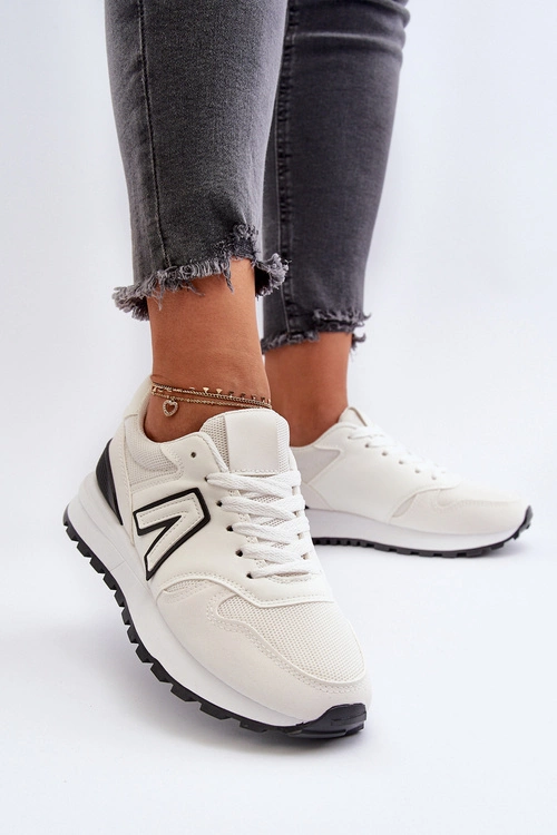 Damskie Sneakersy Buty Sportowe Białe Daisee