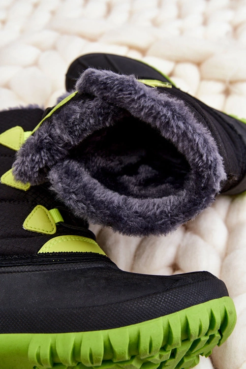 Dziecięce Ocieplane Śniegowce Lee Cooper LCJ-21-44-0519 Czarne