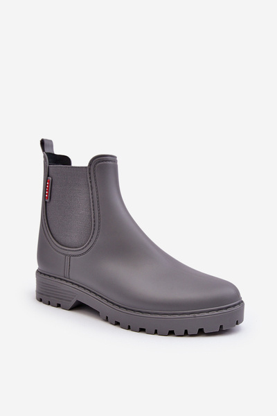 Niskie Kalosze Damskie Szare Birella