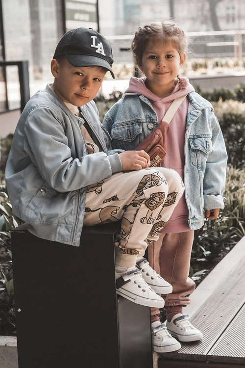 Dziecięce Niskie Trampki BIG STAR JJ374075 Białe