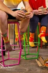 Skarpetki Rainbow Socks Burger Vege 2 Pary