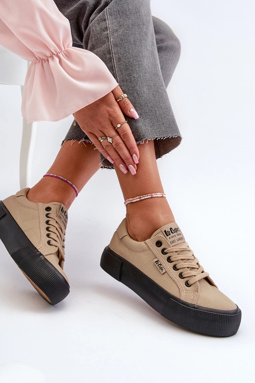 Trampki Damskie Lee Cooper LCW-24-31-2721 Beżowe