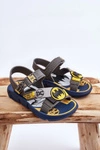 Dziecięce Sandałki Batman Grendene Kids JJ385049 Szare
