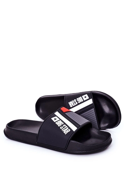 Męskie Klapki Big Star HH174836 Czarne