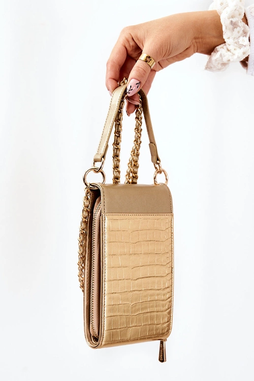 Mała Damska Torebka Monnari ETUA020-023 Złota