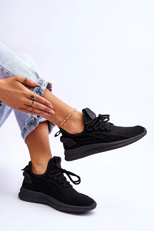 Damskie Wsuwane Sneakersy Big Star LL274711 Czarne