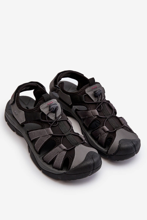 Wygodne Męskie Sandały 4FRSS24FSANM058-23S Szare