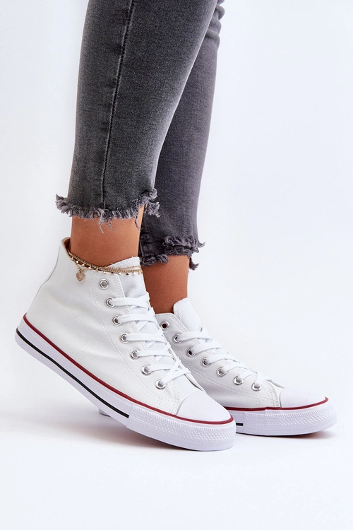 Trampki Damskie Białe Socerio