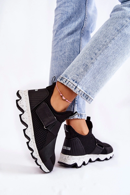 Damskie Sneakersy Big Star KK274547 Czarne