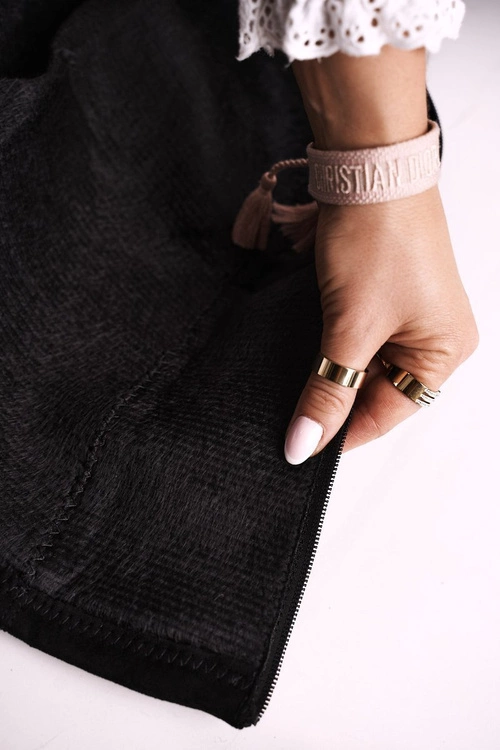 Damskie Kozaki Za Kolano Zamszowe Czarne Gracelyn