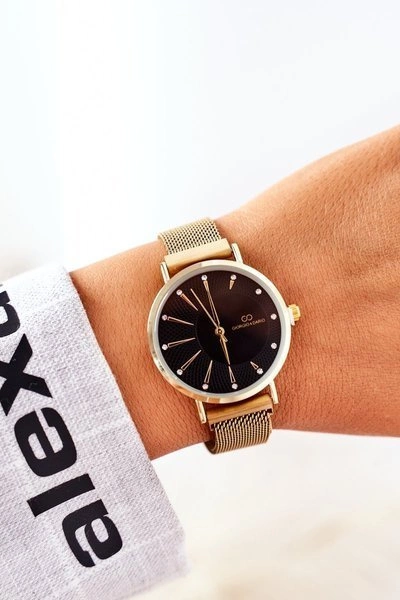 Zegarek Na Bransolecie Mesh Giorgio&Dario Złoty