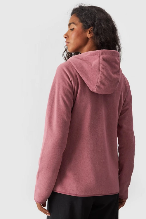 Polar Z Kapturem Regular Damski 4F 4FWMM00TFLEF291-53S Różowy