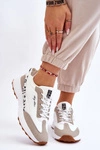Damskie Sneakersy Memory Foam System Big Star LL274957 Białe