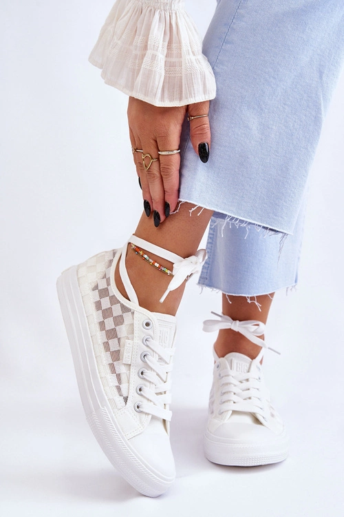 Klasyczne Niskie Trampki Big Star LL274071 Białe