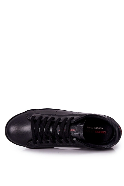 Trampki Męskie Cross Jeans Czarne II1R4013C