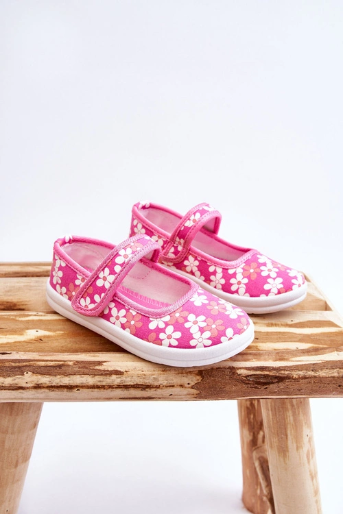 Dziecięce Baleriny W Kwiatuszki Różowe Noah
