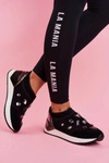 Sportowe Damskie Buty Z Kryształami Czarne Todo