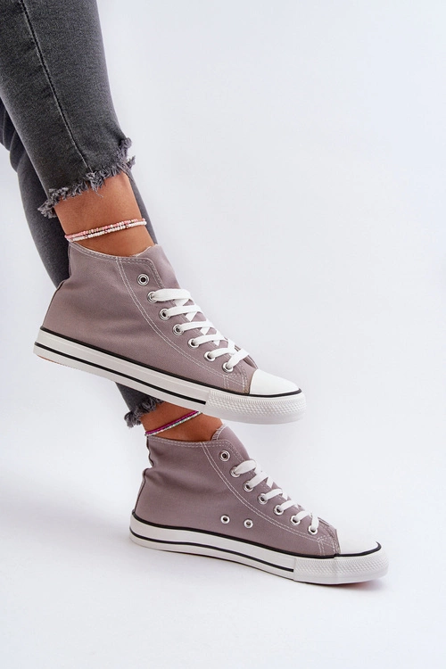 Trampki Damskie Szare Socerio