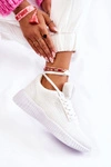 Damskie Sneakersy Big Star KK274062 Białe