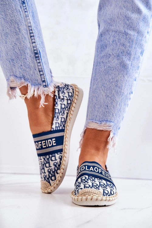 Klasyczne Espadryle Niebieskie Warm Time