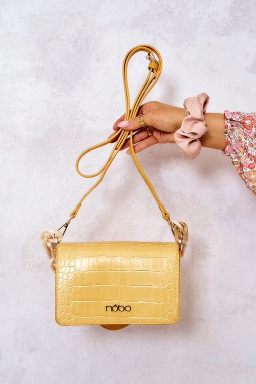 Torebka Listonoszka Wężowa NOBO M0110-C002 Żółta