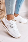Damskie Sportowe Buty Sneakersy Biało-Złote Last Minute