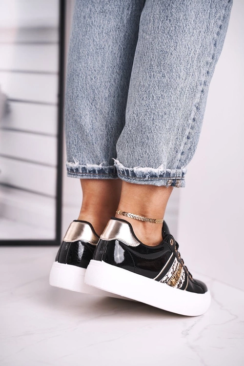 Sportowe Damskie Buty Czarne Rylee