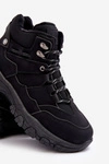 Buty Trekkingowe Trapery Męskie Ocieplane Czarne Thalinna 