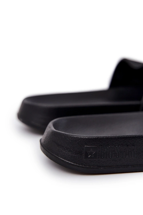 Męskie Klapki Big Star JJ174505 Czarne