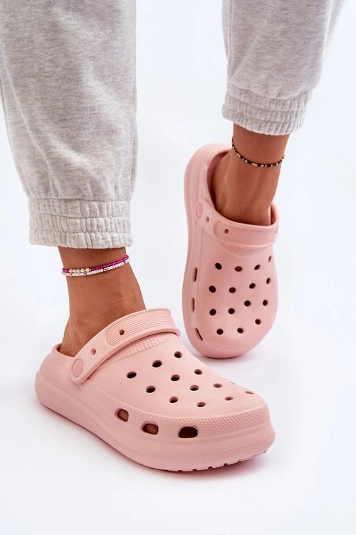 Damskie Piankowe Klapki Różowe Ilariana