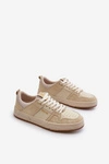 Sneakersy Męskie Big Star NN174095 Beżowe