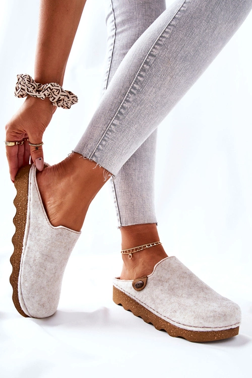 Papcie Klapki Profilaktyczne Inblu DK06 002 Beżowe