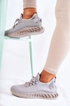 Damskie Sportowe Buty Materiałowe Szare Lenney