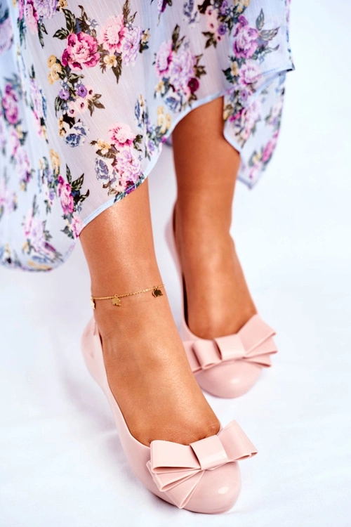 Damskie Baleriny Pachnące Gumowe ZAXY Jasno Różowe FF285058