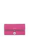 Duży Damski Portfel Z Emblematem Różowy Mailin