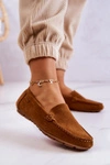 Damskie Zamszowe Mokasyny Big Star JJ274660 Camel