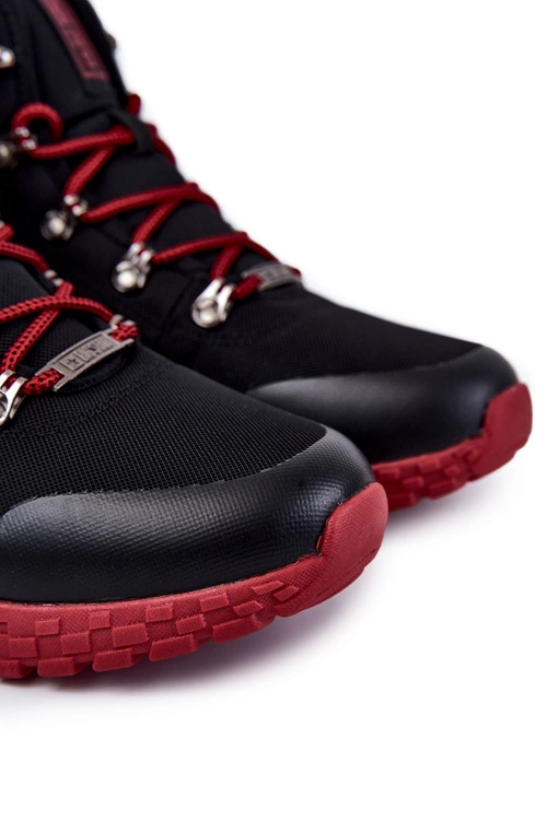 Męskie Buty Trekkingowe Memory Foam Big Star KK174112 Czarne