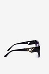 Damskie Okulary Przeciwsłoneczne Z Ozdobnymi Detalami UV400 Czarne