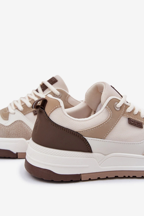 Sneakersy Męskie Big Star RR174604 Beżowe