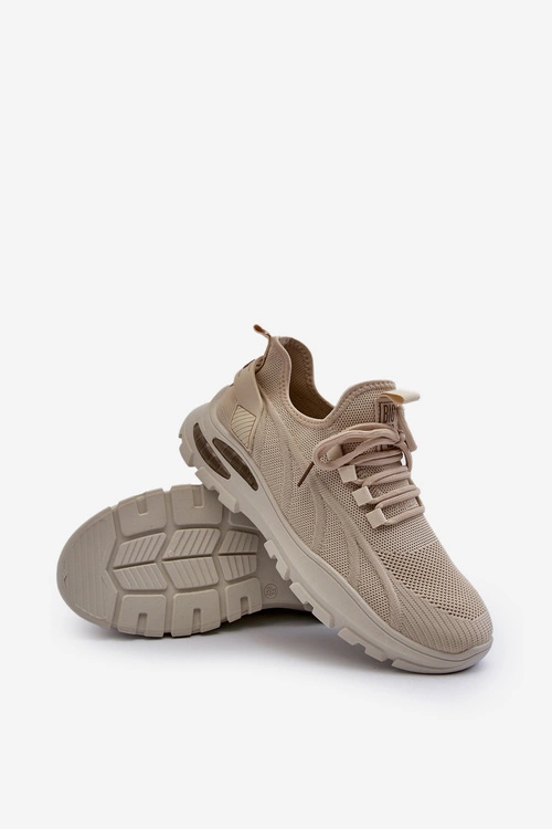 Sneakersy Męskie HI-POLY SYSTEM Big Star NN174469 Beżowe