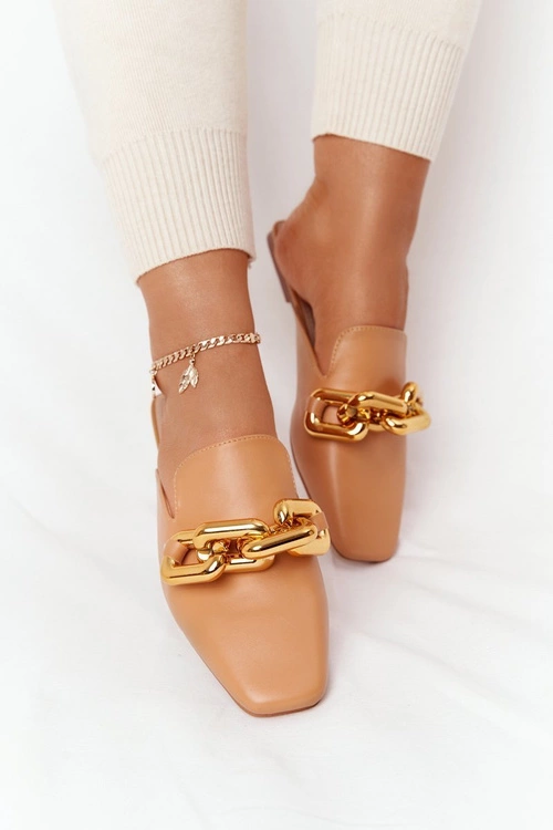 Klapki Z Cholewką I Łańcuchem Camel Call On Me
