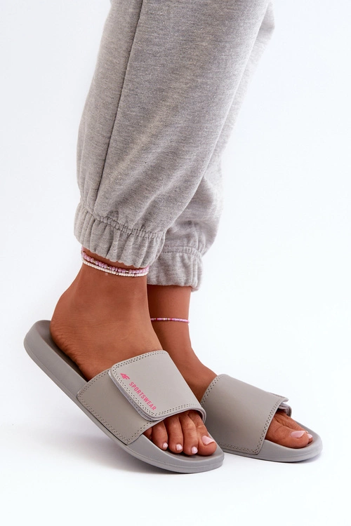 Damskie Klapki 4FMM00FFLIF031A-25S Szare