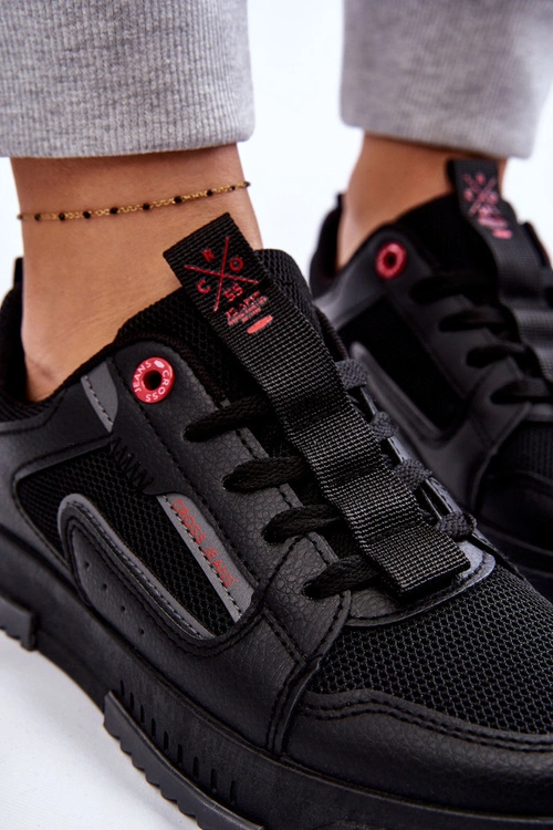 Damskie Niskie Sneakersy Cross Jeans LL2R4012C Czarne