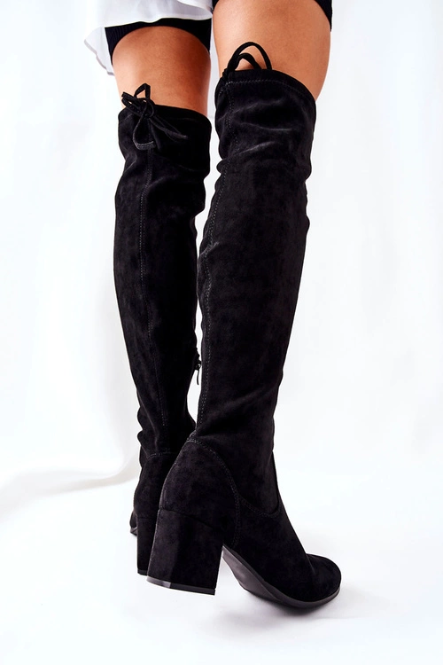 Kozaki Z Wiązaniem Na Obcasie Isene