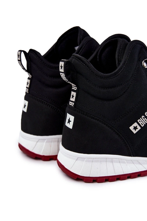 Męskie Buty Trekkingowe Memory Foam Big Star KK174112 Czarne